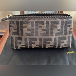 Fendi Zucca Cosmetic Bag